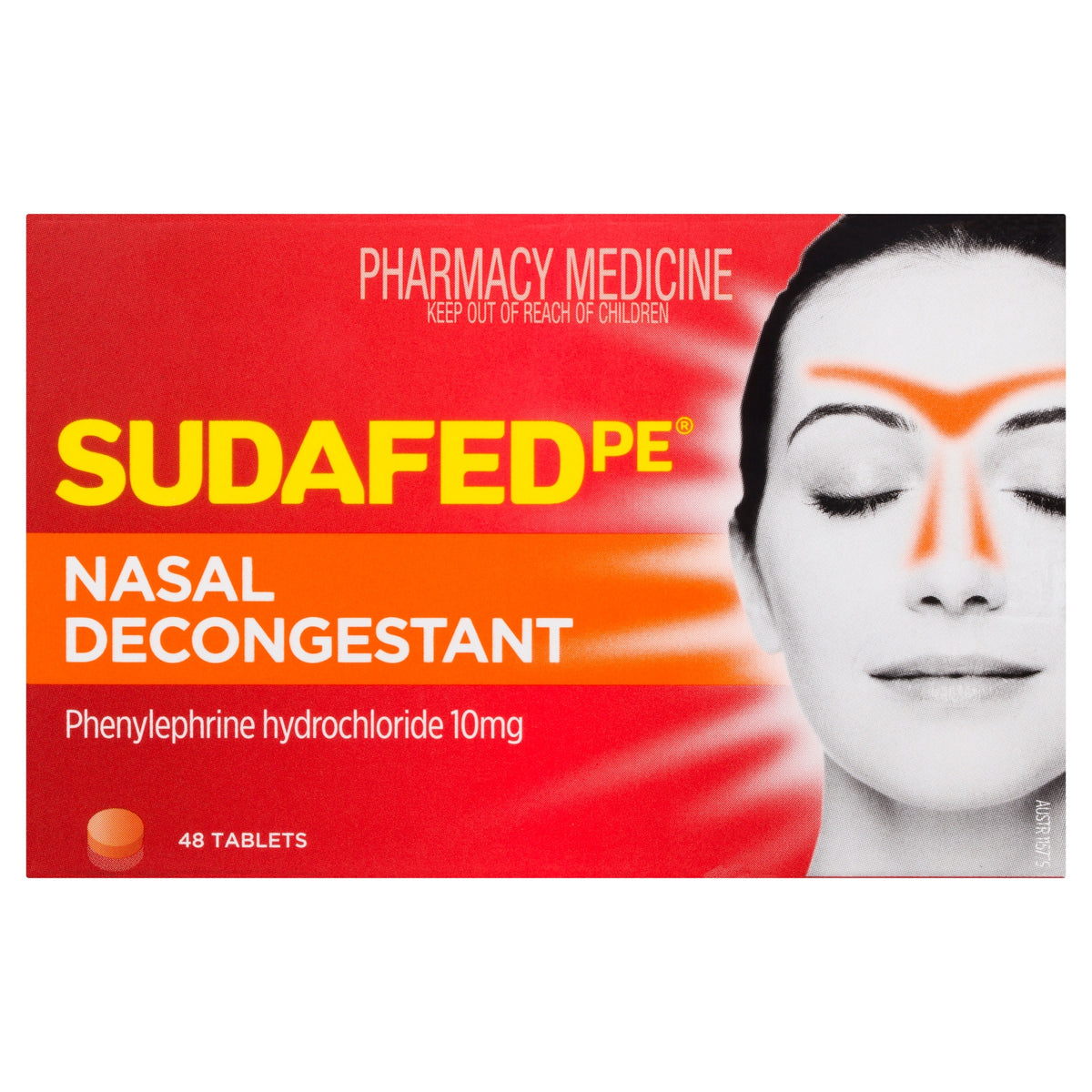 Sudafed PE Nasal Decongestant Tablets 48 Pack