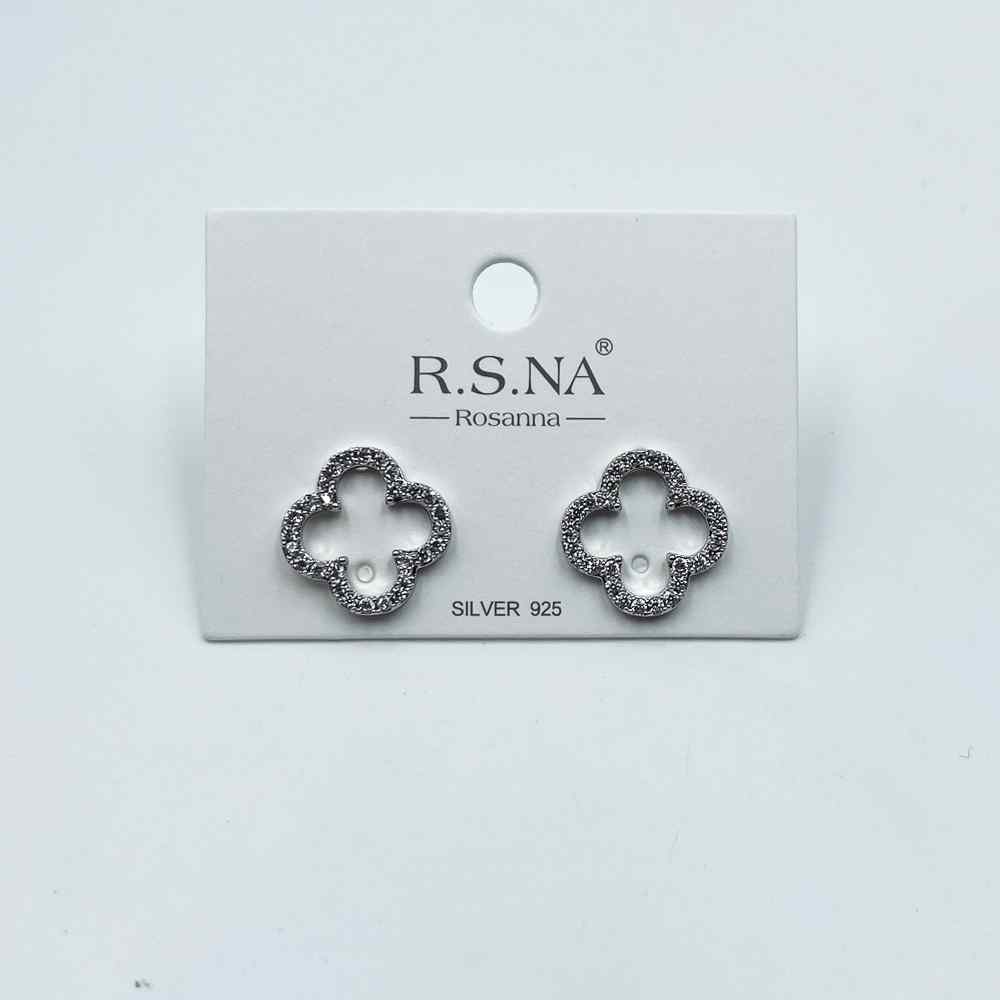 Rosanna Earrings Diamond Club Silver