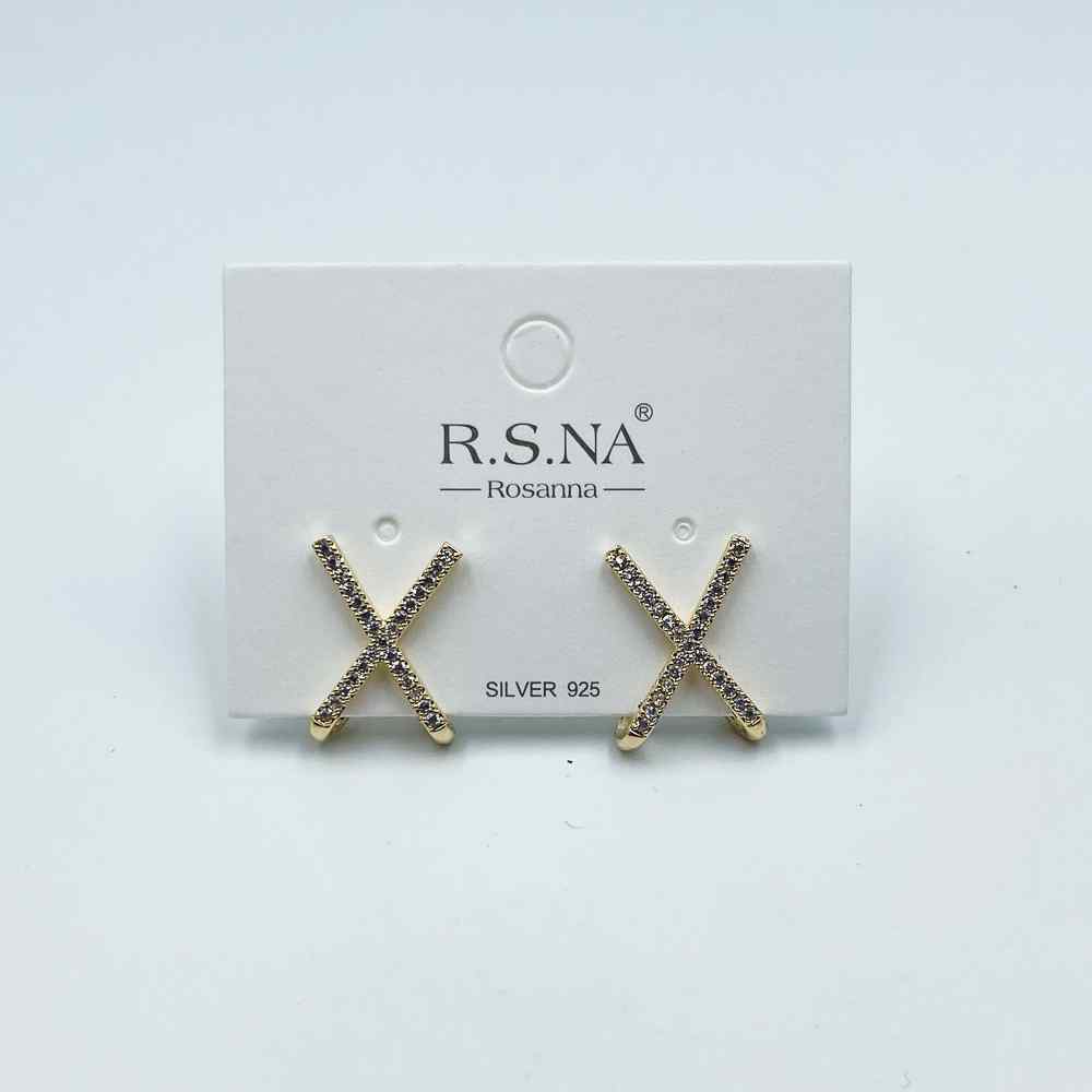 Rosanna Earrings Diamonds X Gold
