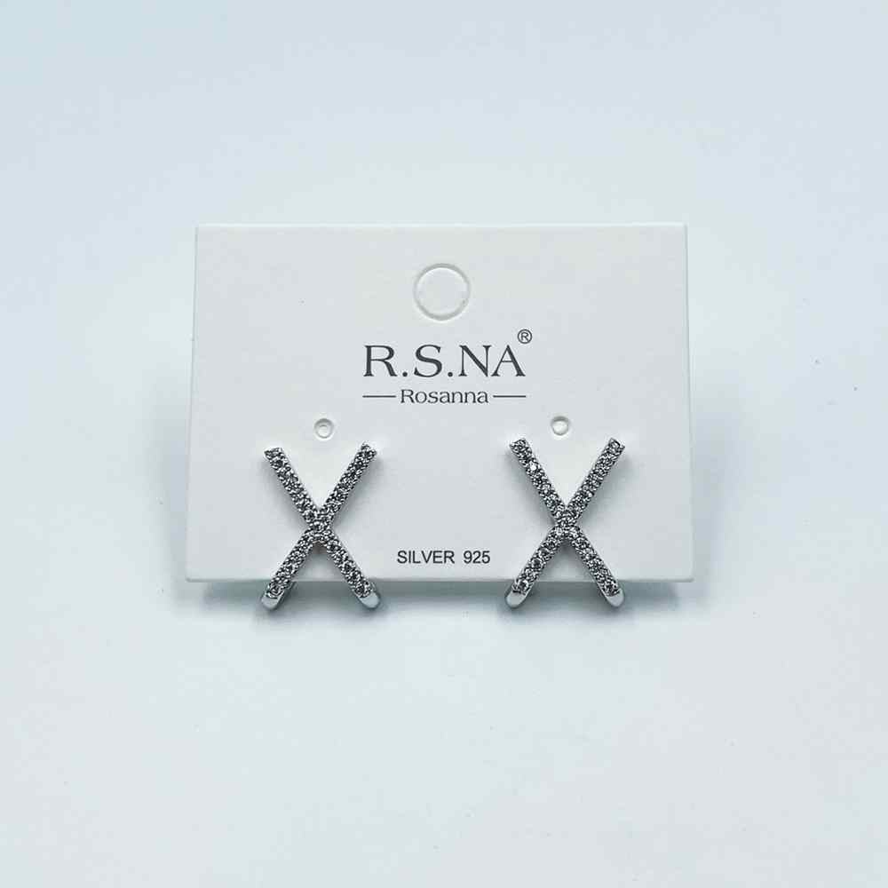 Rosanna Earrings Diamonds X Silver