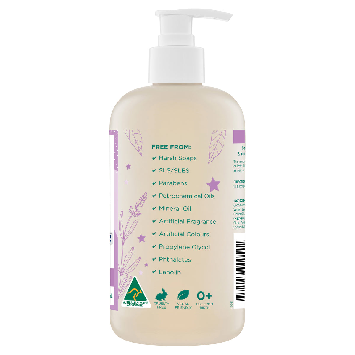 GAIA Baby Sleeptime Bath Wash 500ml