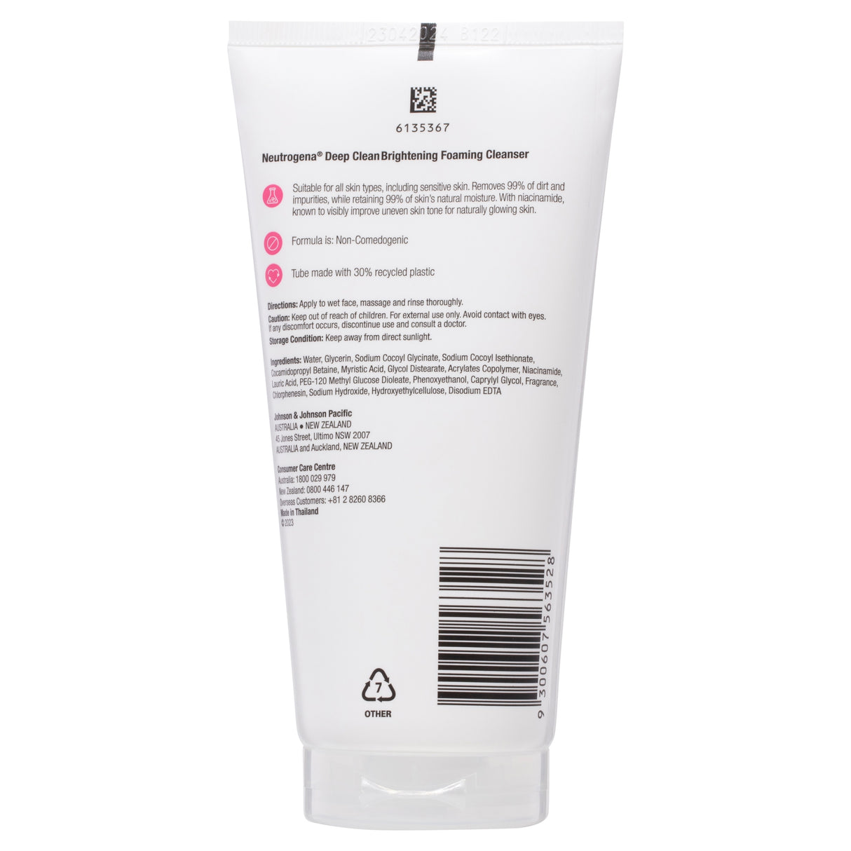Neutrogena Deep Clean Bright Cleansr 150g