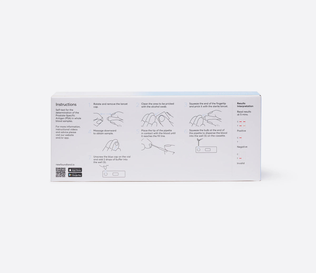 NewFoundLand Prostate Health Test Kit 1pk