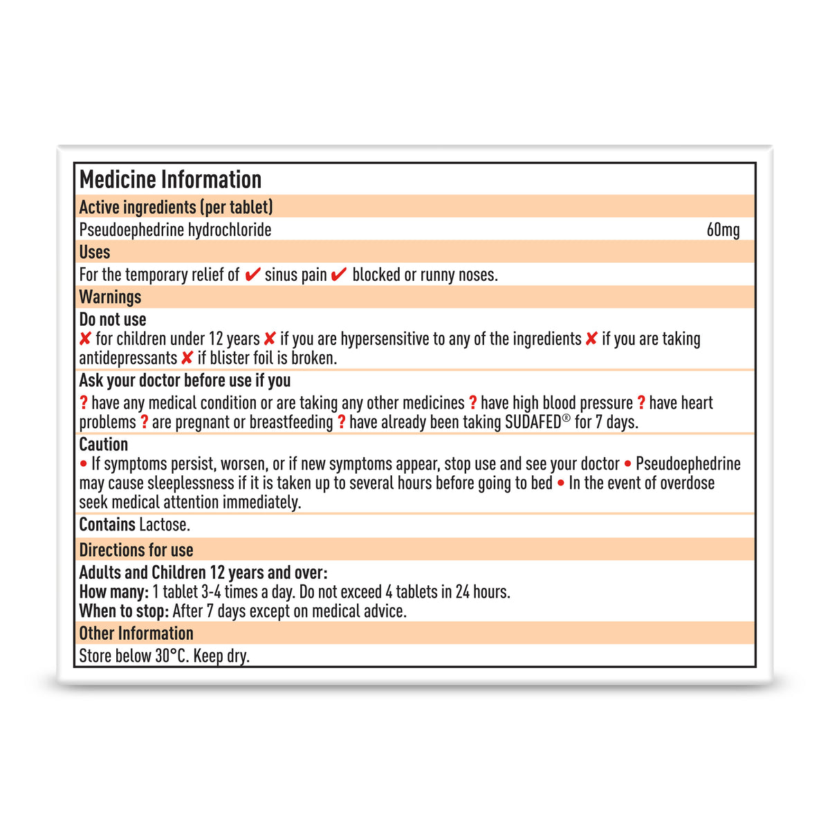 SUDAFED S&N Decon NZ PSE C3 12pk