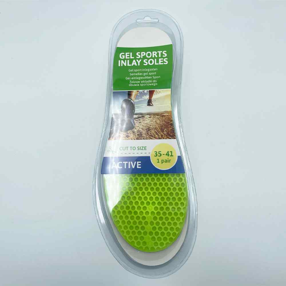 Innersole Gel Sport Active Size 35 to 41 EU 1 pair