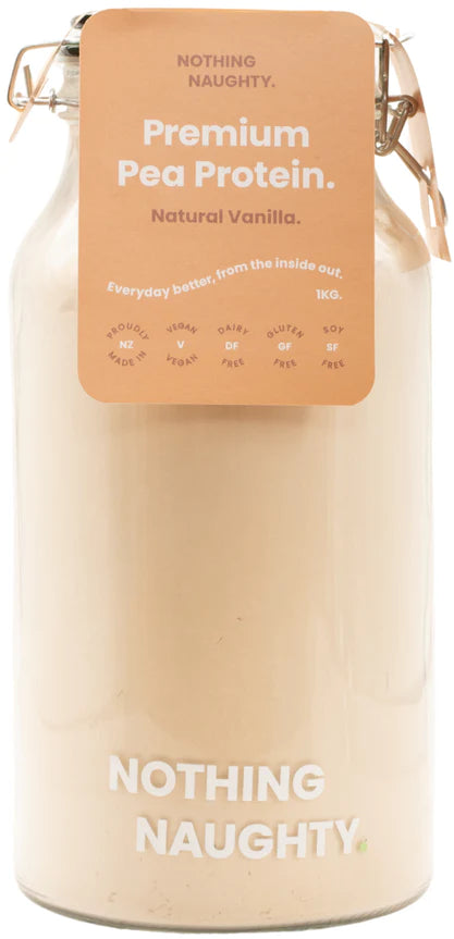 Nothing Naughty Pea Protein Jar Vanilla 1kg