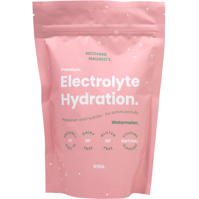 Nothing Naughty Electrolyte Hydration Powder Watermelon Flavour 515g