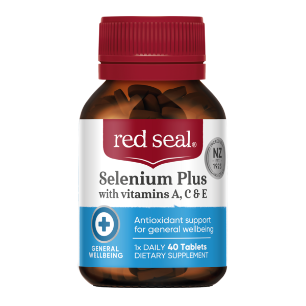 Red Seal Selenium Plus Vits A,C,E 40 Tablets