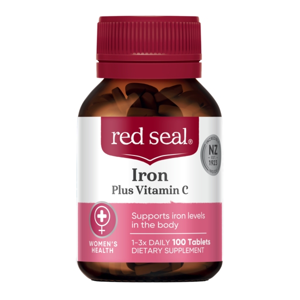 Red Seal Iron Plus Vitamin C 100 Tablets