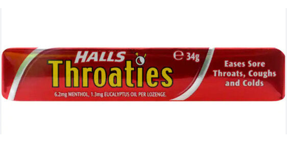 Halls Throaties Original Lozenges