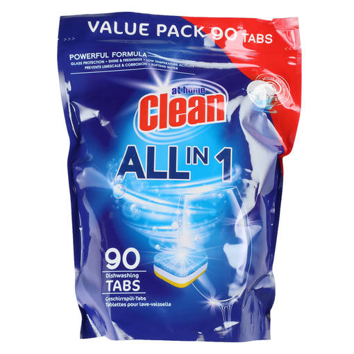 ATHOME Clean Dishwasher Tablets All in 1 90s