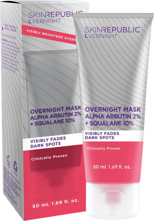 Skin Republic Alpha Arbutin 2% + Squalane 10% Overnight Mask 50ml