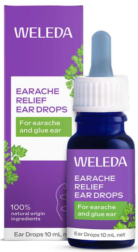 Weleda Earache Relief Ear Drops for Ear Ache & Glue Ear 10ml