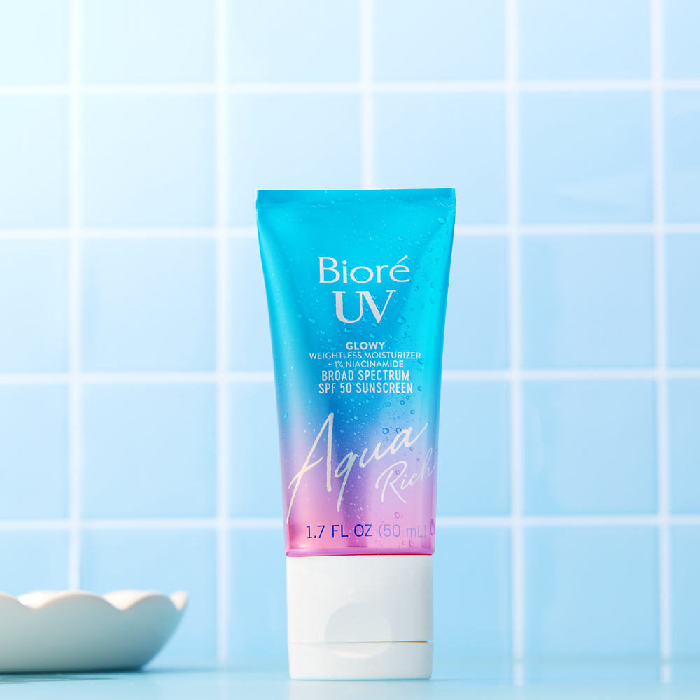 BIORE UV AQUA RICH Glow Enhancing Moisturizer SPF50 50ML