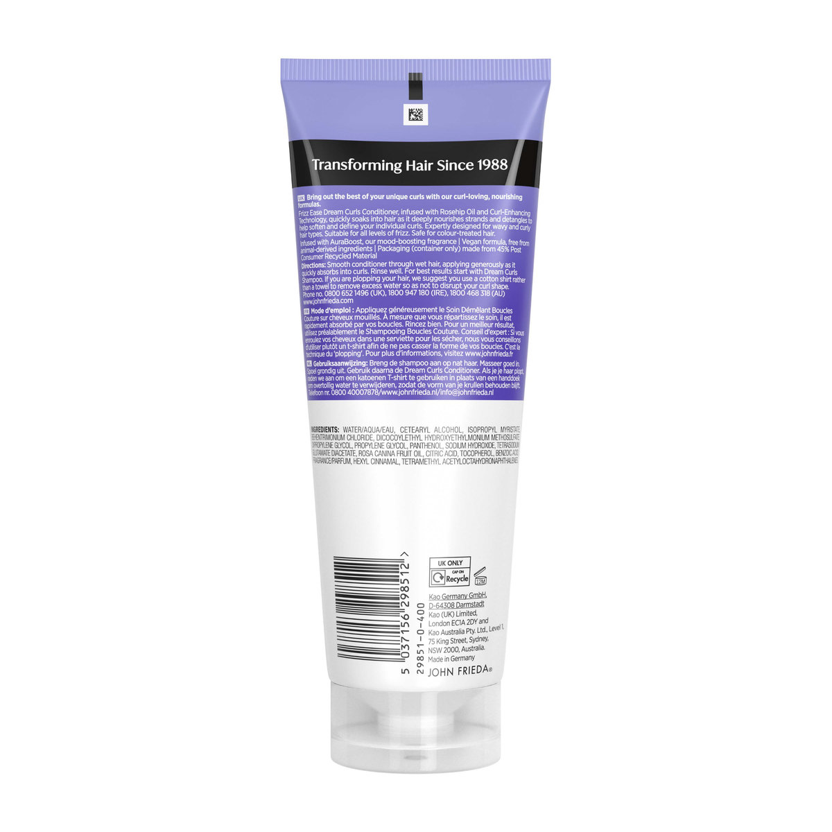 John Frieda Frizz Ease Dream Curls Conditioner 250ml
