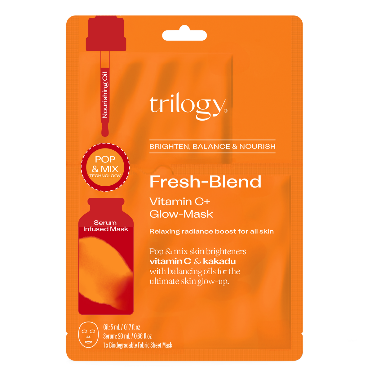 Trilogy Fresh-Blend Vitamin C+ Glow-Mask Vit C Mask