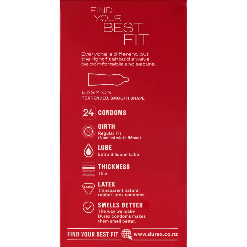 Durex Fetherlite Thin Feel Condoms 24 Pack