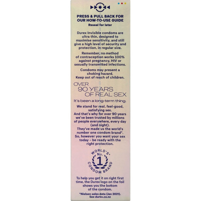 Durex Invisible Condoms 10 Pack