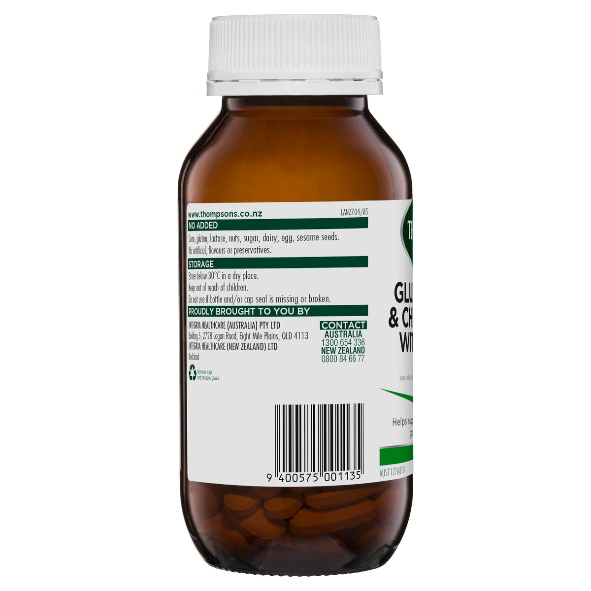 Thompson's Glucosamine & Chondroitin With Boron 120 Tablets