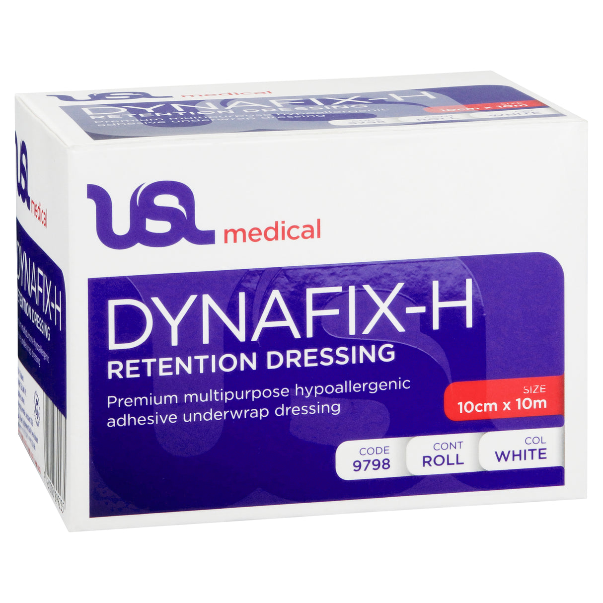 USL Tape Dynafix Fixation White 10cm x 10m