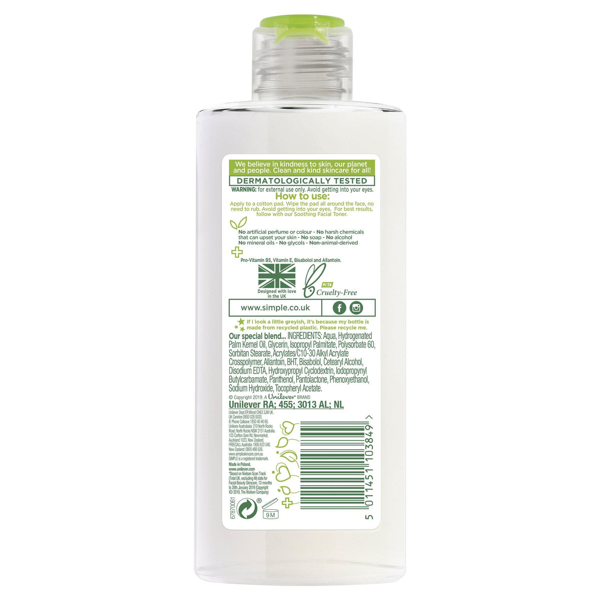 Simple Cleansing Lotion Purifying 200ml NZ - Bargain Chemist