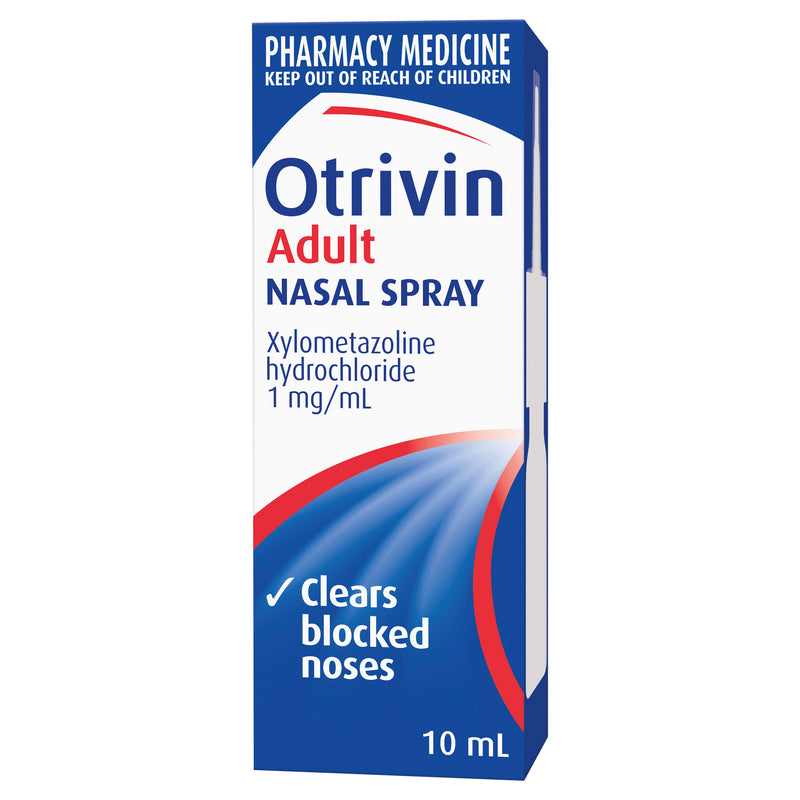 Otrivin Adult Nasal Spray for Blocked Nose 10ml