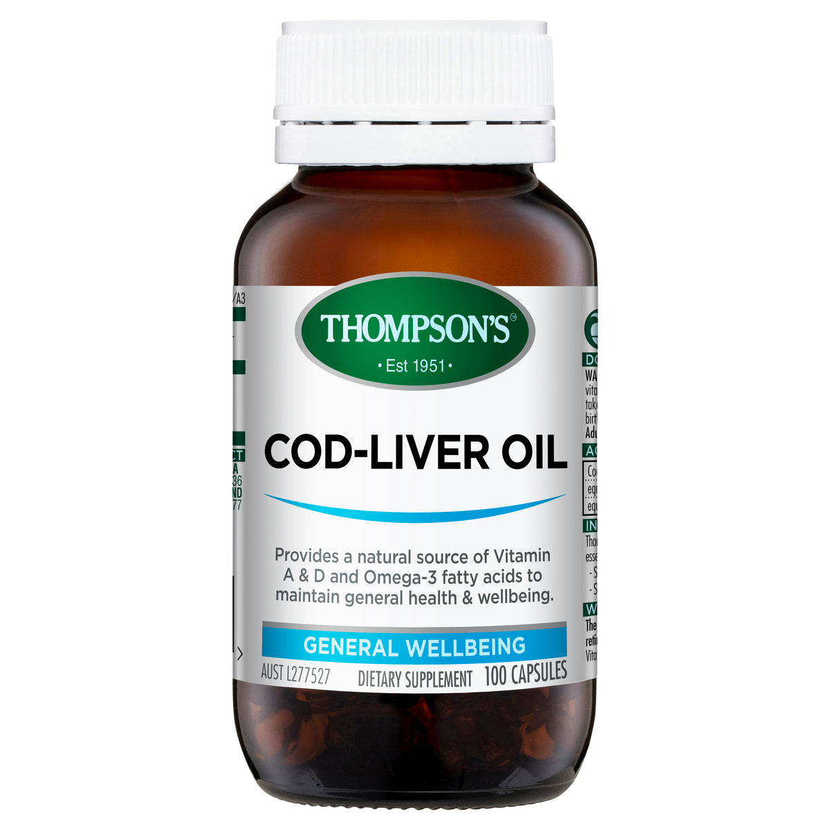 Thompson's COD-Liver Oil 100 Capsules