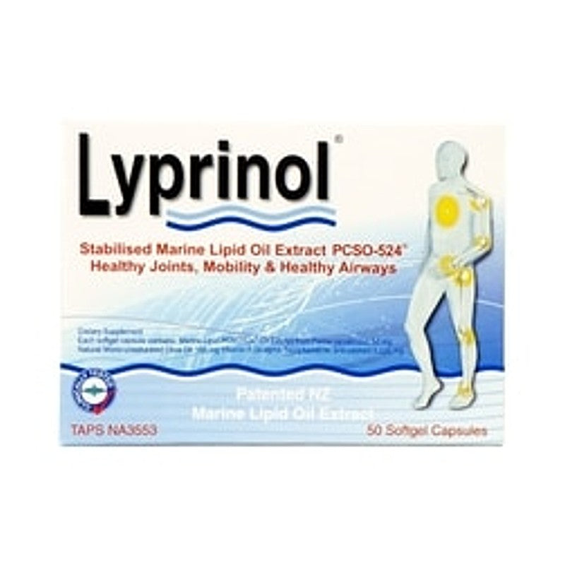 Lyprinol Marine Lipid Joint Health Supplement 50 Capsules