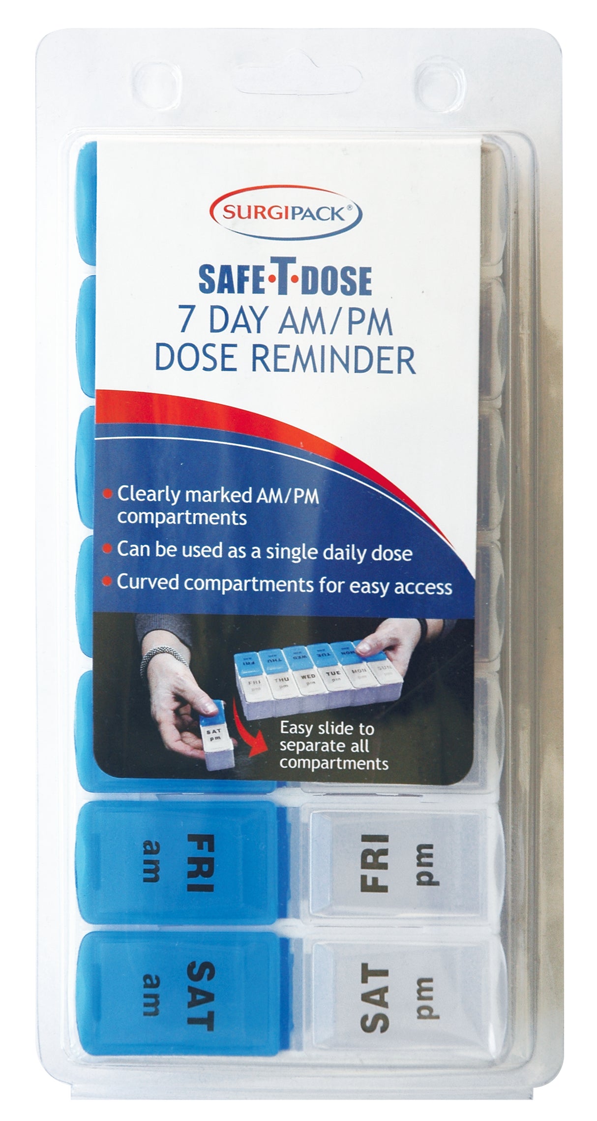 Surgipack 7 Day AM/PM Dose Reminder
