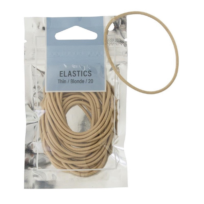 Mae. Elastics Thin Blonde 20 Pack