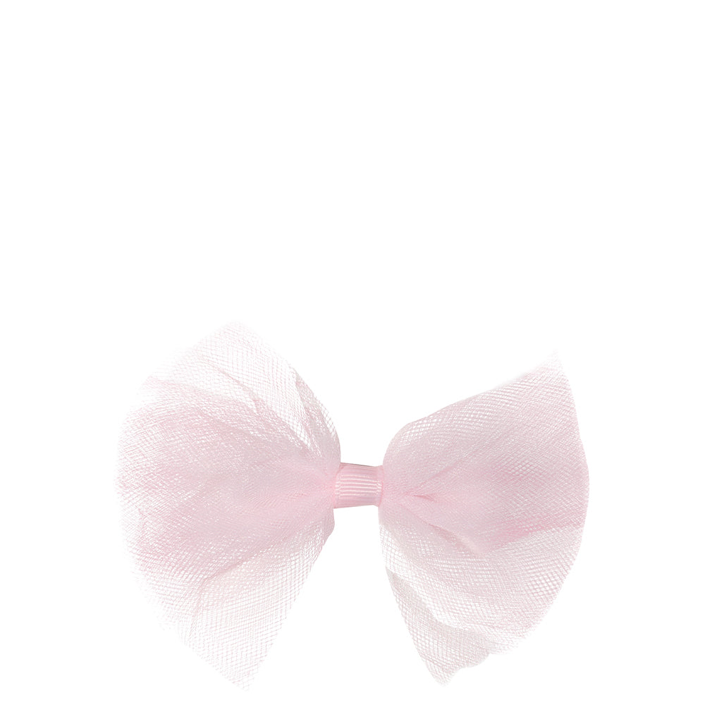Mini By Mae Alligator Clip Tulle Dusky Pink