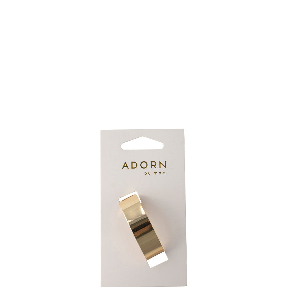 Barrette Concave Gold