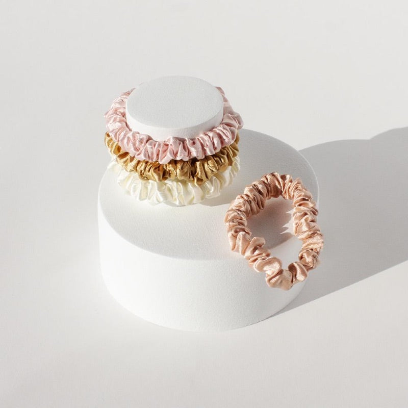 Elastics Slim Scrunchies Nudes