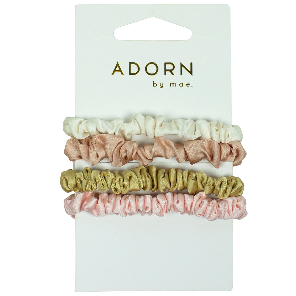 Elastics Slim Scrunchies Nudes