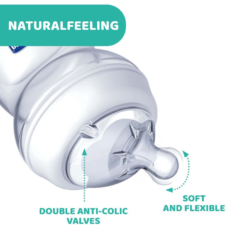 Chicco Natural Feeling Teat 2M+ Med Flow 1 Pack