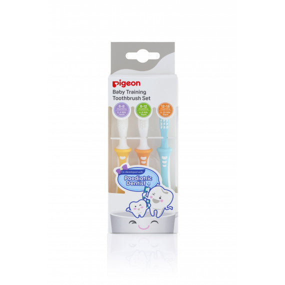 PIGEON Toothbrush Training 123 Set