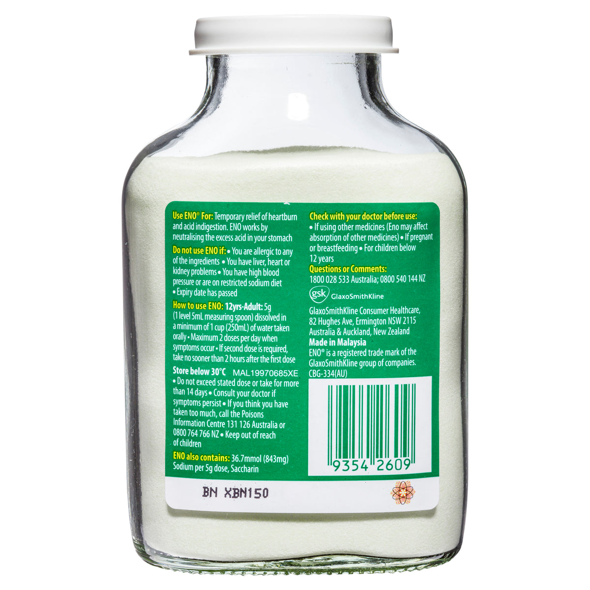 Eno Lemon Powder 200g