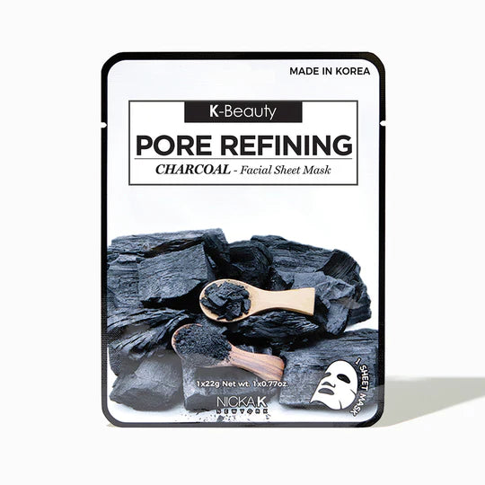Nicka K Face Mask Sheet Charcoal 20g