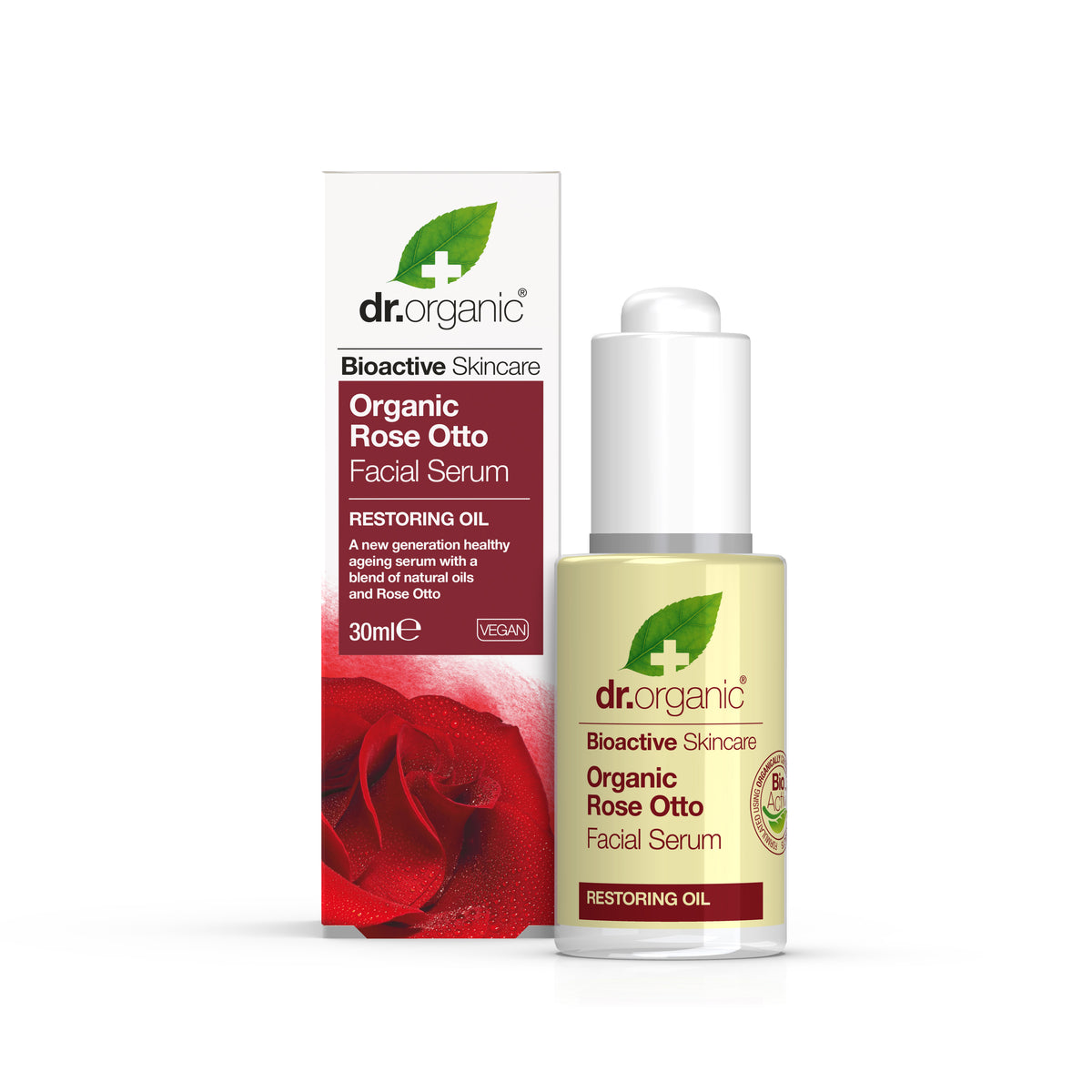 Dr Organic Rose Otto Facial Serum 30ml