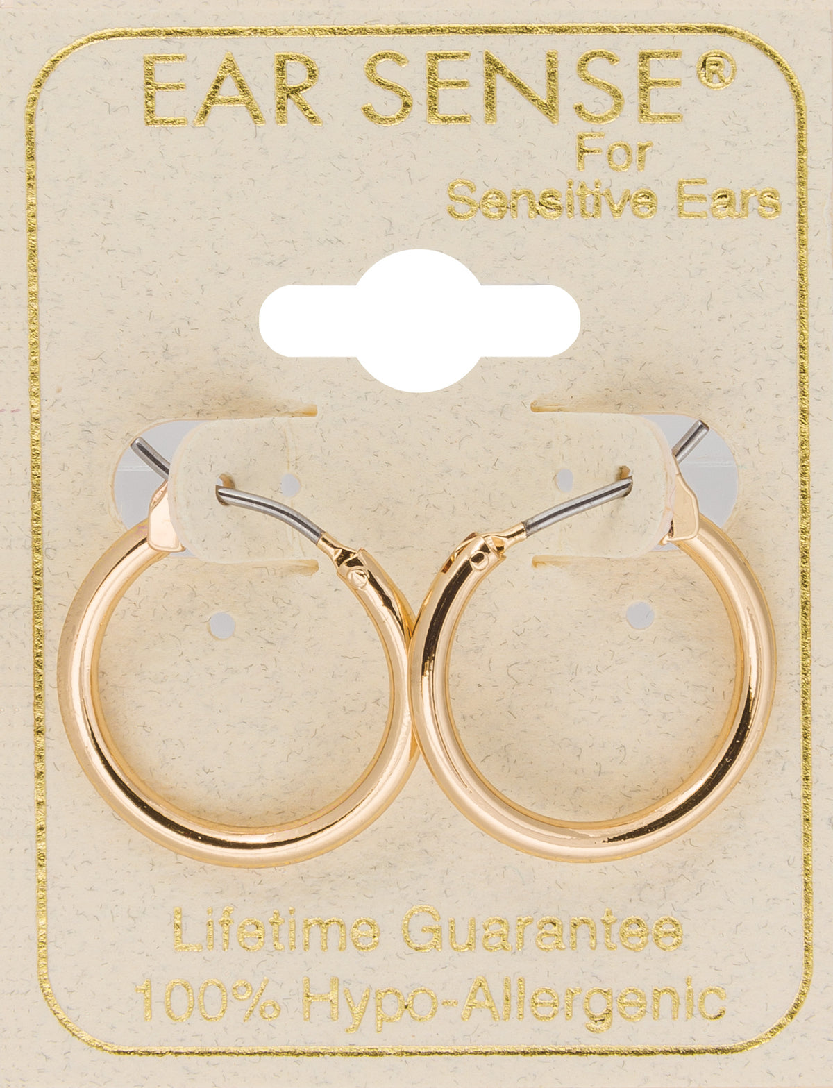 EarSense F492-3 15mm Gold Hoop