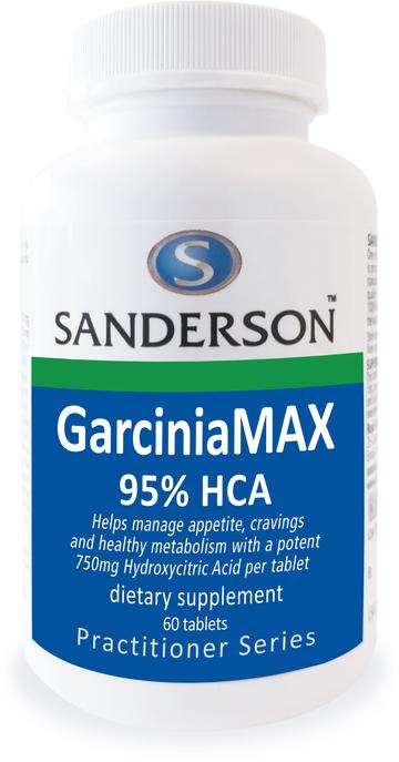 Sanderson Garcinia Max 95% HCA Diet Supplement 60 Tablets