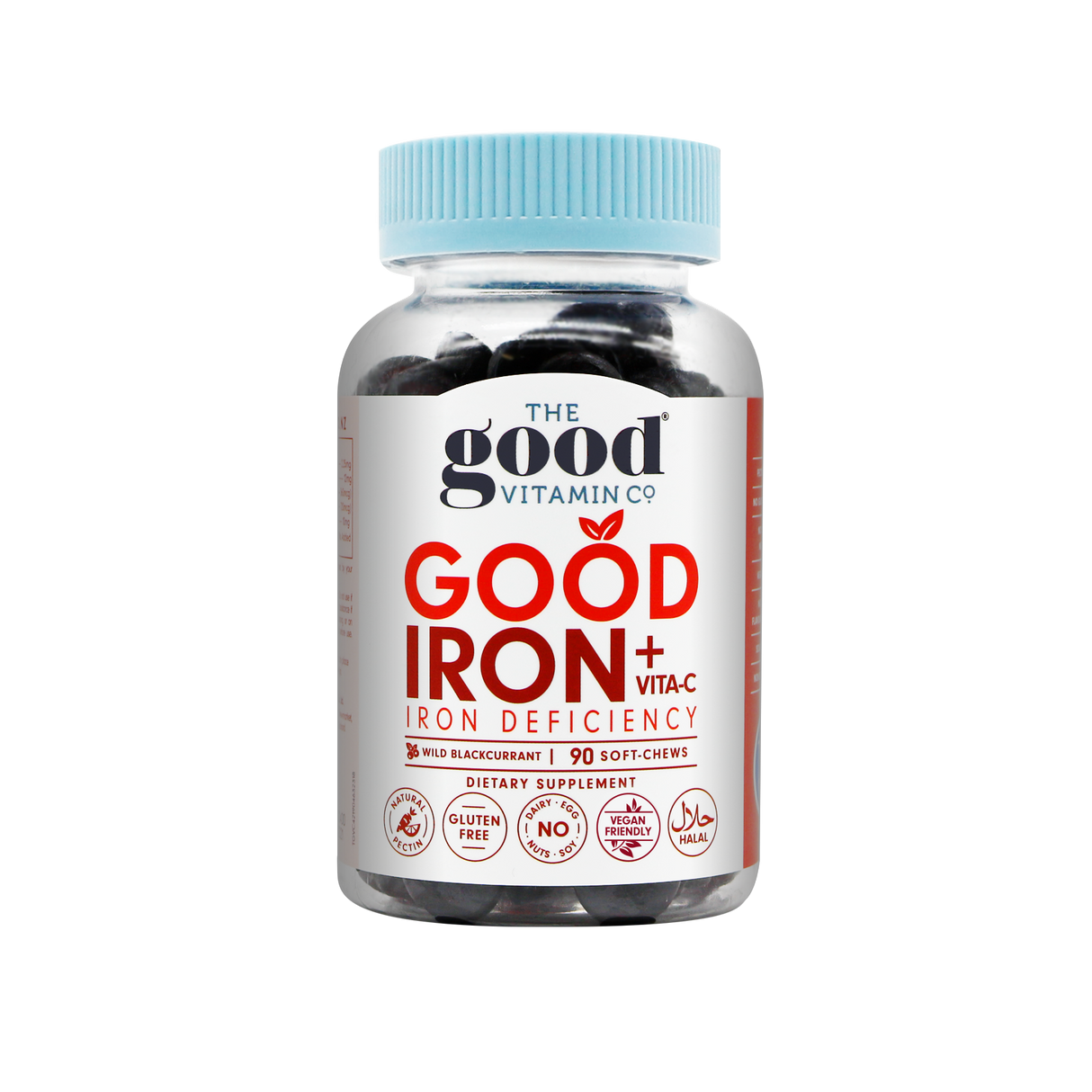 The Good Vitamin Co Good Iron + Vitamin-C Supplement Chewables 90 Pack
