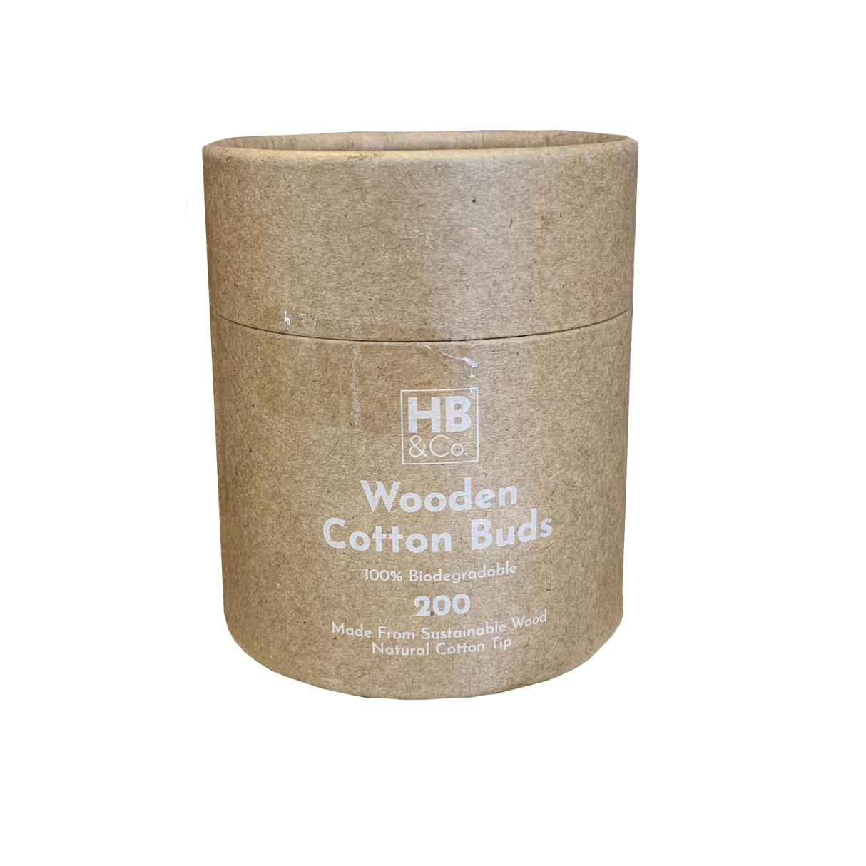 HB & Co. Cotton Buds Wooden 200 Pack
