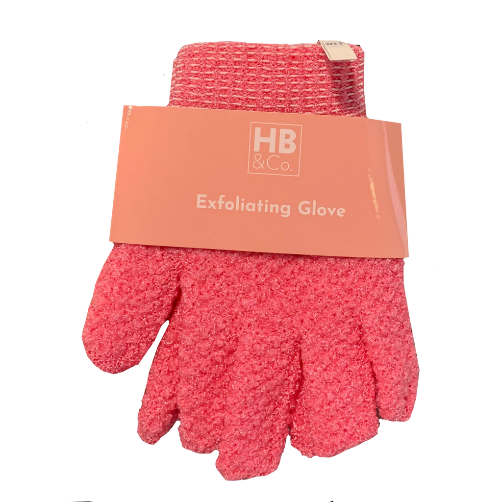 HB&Co. Exfoliating Mitt Pink 1 Pair