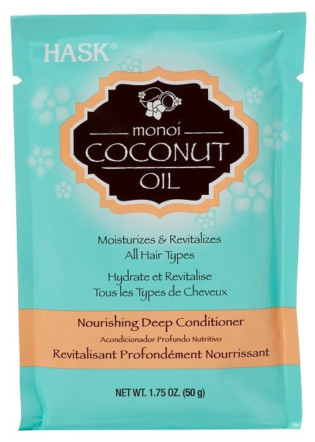 Hask Monoi Coconut Oil Nourishing Deep Conditioner Sachet 50 g