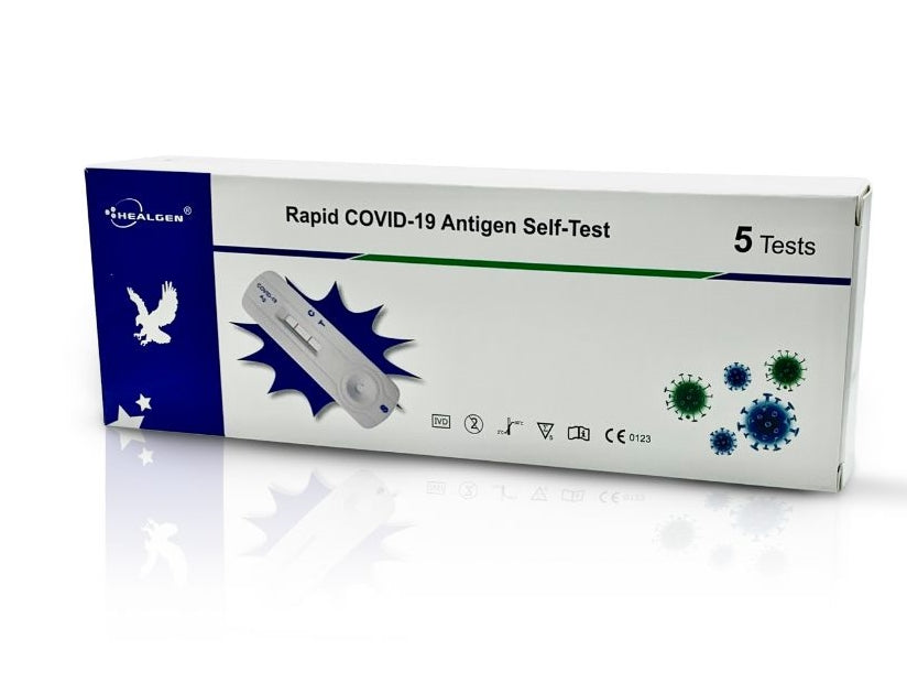 Healgen Rapid Antigen COVID-19 Test 5 Pack