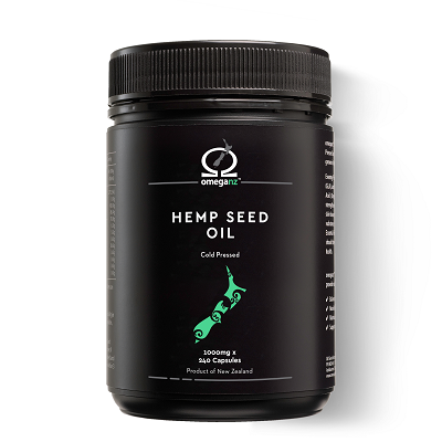 Omega NZ Hemp Seed Oil 1000mg 240cap