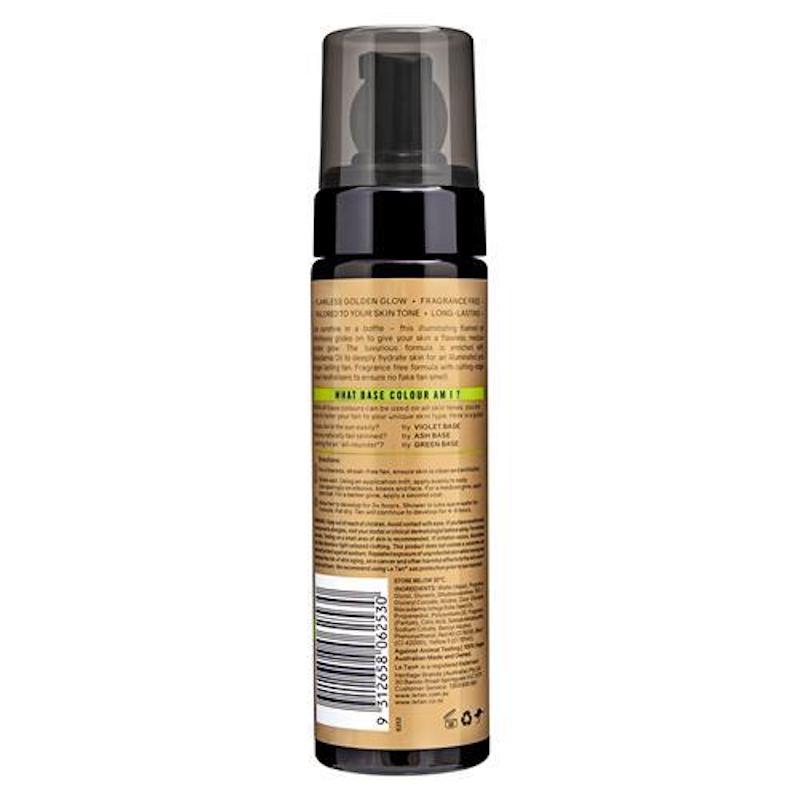 Le Tan Uber Glow Foamed Oil Self Tanning Foam Green Base 200ml