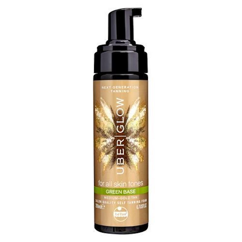 Le Tan Uber Glow Foamed Oil Self Tanning Foam Green Base 200ml