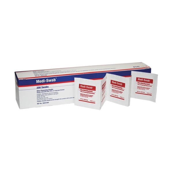 MEDISWABS Alcohol Wipes & Prep Pads (Singles)